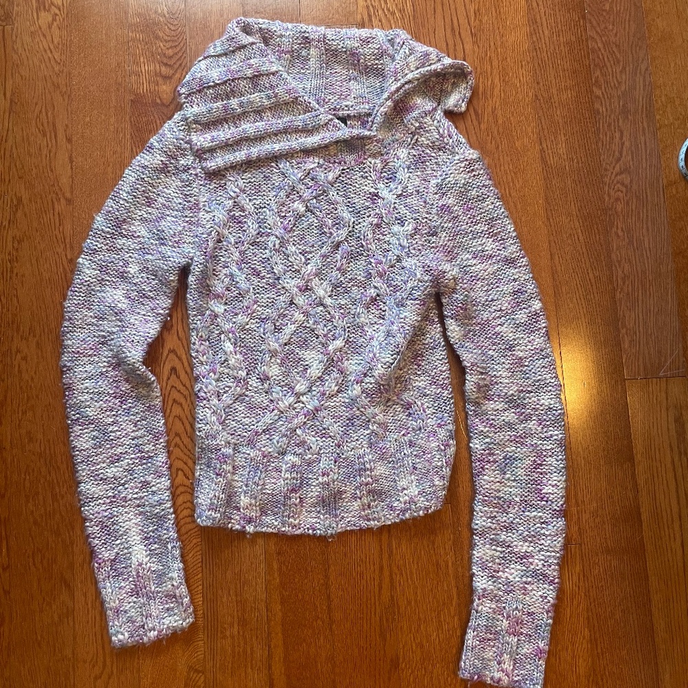 Y2K Guess Pastel Sweater size Small Cable Knit